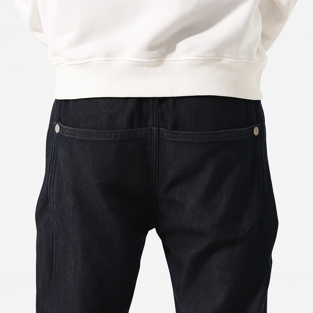 Shikku Pants - Kyoto Soul - Black, Casual, City, Coffee, Festivals, jeans, Loose, new, pants, relaxed, relaxed fit, Travel