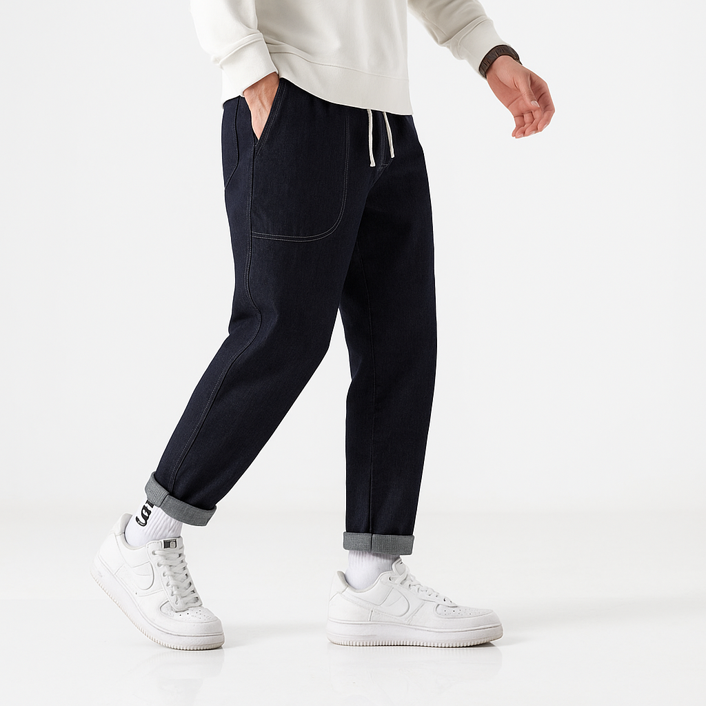 Shikku Pants - Kyoto Soul - Black, Casual, City, Coffee, Festivals, jeans, Loose, new, pants, relaxed, relaxed fit, Travel