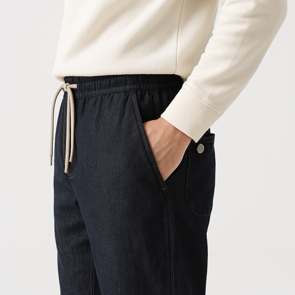 Shikku Pants - Kyoto Soul - Black, Casual, City, Coffee, Festivals, jeans, Loose, new, pants, relaxed, relaxed fit, Travel