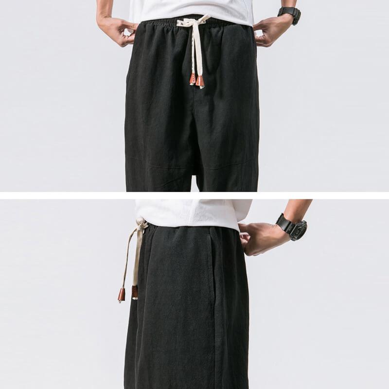 Kireina Pants - Kyoto Apparel - Black, Blue, drawstrings, Gray, harem, pants, Red