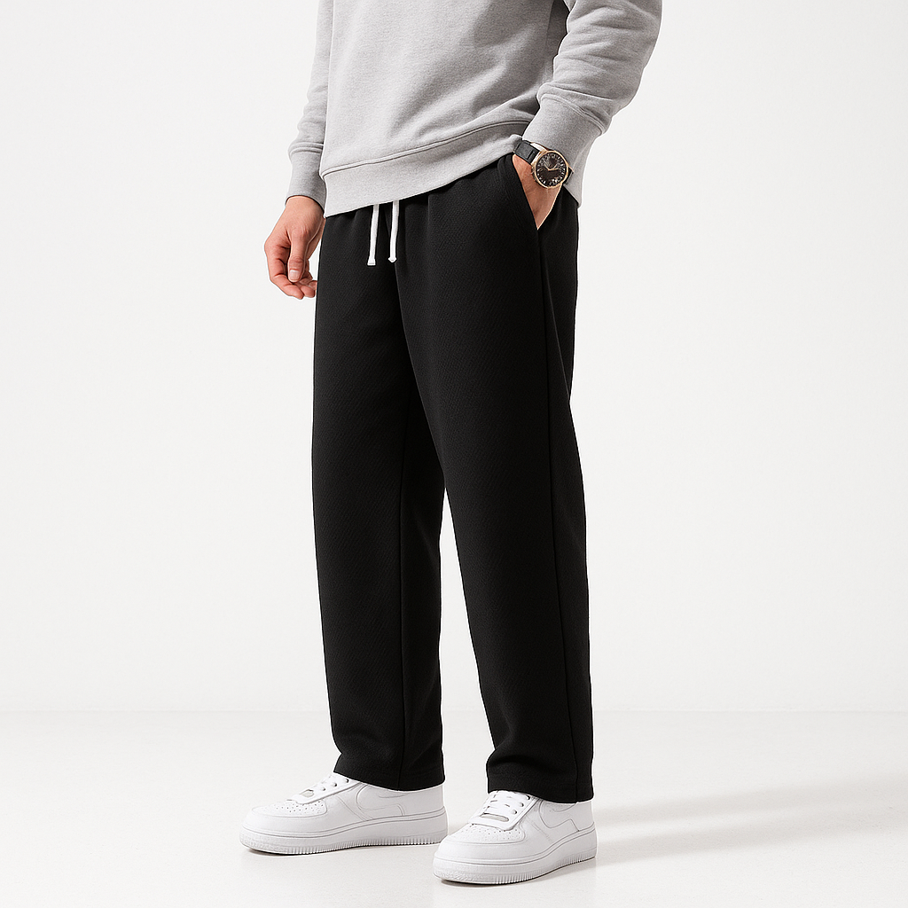 Yurui Black Pants - Kyoto Soul - baggy, Black, Casual, City, Coffee, drawstrings, Festivals, gartered, Loose, new, pants, straight pants