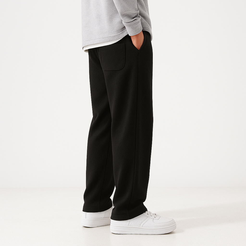 Yurui Black Pants - Kyoto Soul - baggy, Black, Casual, City, Coffee, drawstrings, Festivals, gartered, Loose, new, pants, straight pants