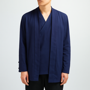 Zen Kimono+Cardigan in One - Kyoto Apparel - Beige, Black, Blue, jacket, kimono, Off-White, Outerwear, shirt, Top