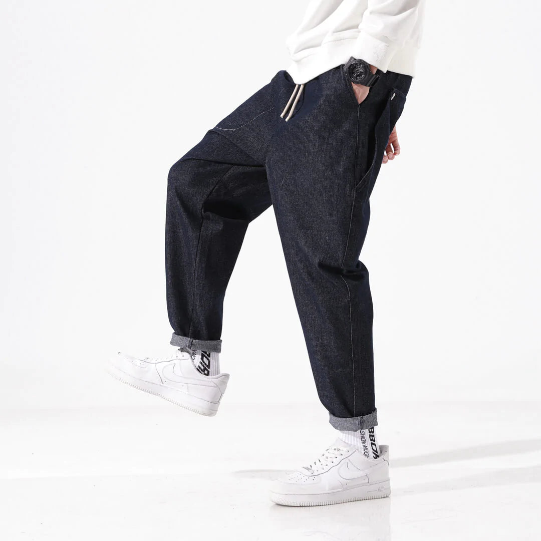 Shikku Pants - Kyoto Soul - Black, Casual, City, Coffee, Festivals, jeans, Loose, new, pants, relaxed, relaxed fit, Travel