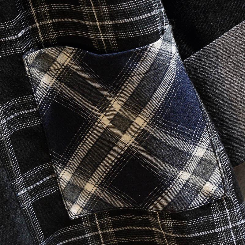 Koshijima Kimono - Kyoto Apparel - Black, Blue, kimono, Outerwear