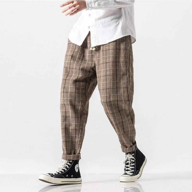 Moshemi Pants - Kyoto Apparel - Black, Brown, Gray, pants