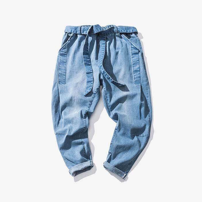 Oleno harem denim store pants